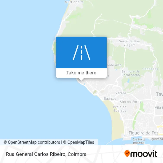 Rua General Carlos Ribeiro map