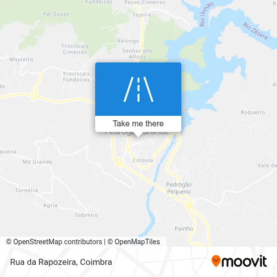 Rua da Rapozeira map