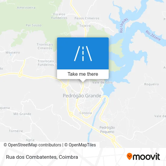Rua dos Combatentes map