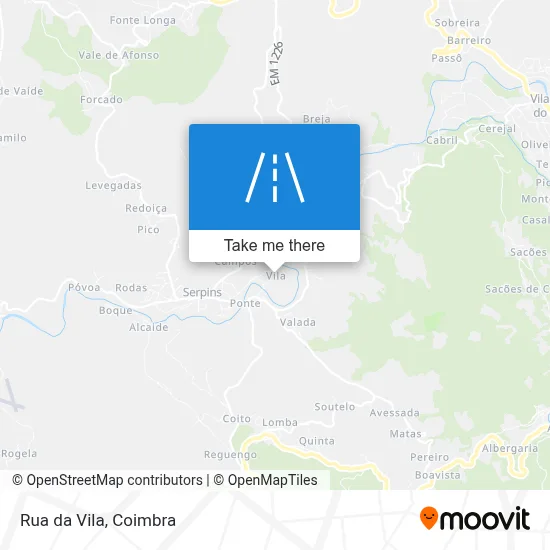 Rua da Vila map