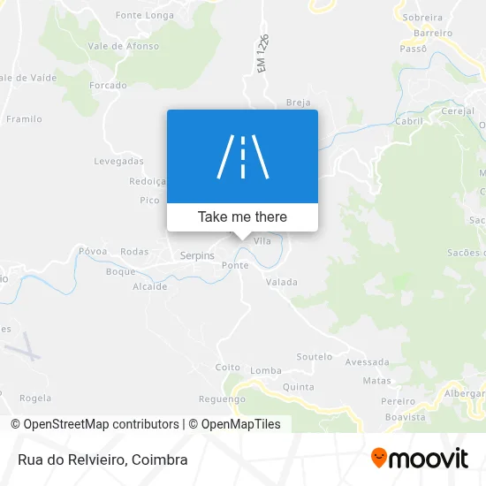 Rua do Relvieiro map