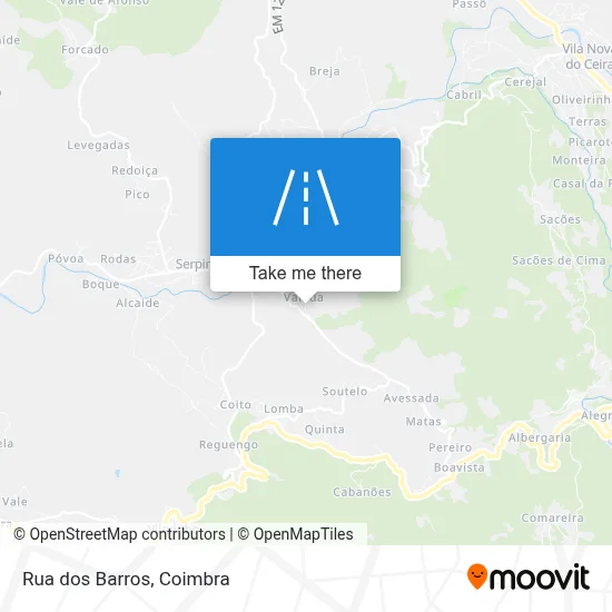 Rua dos Barros map