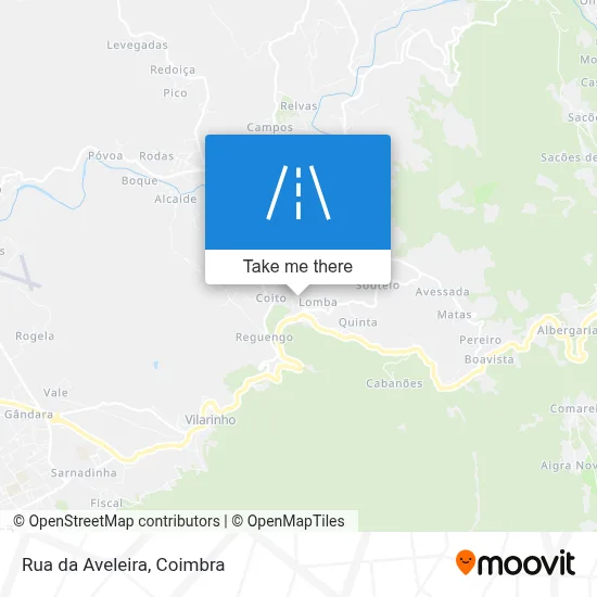 Rua da Aveleira map