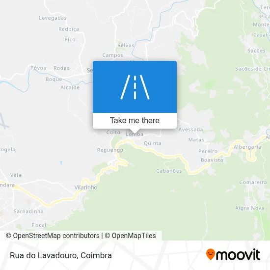 Rua do Lavadouro map