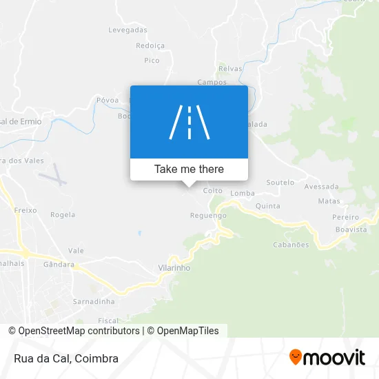 Rua da Cal map