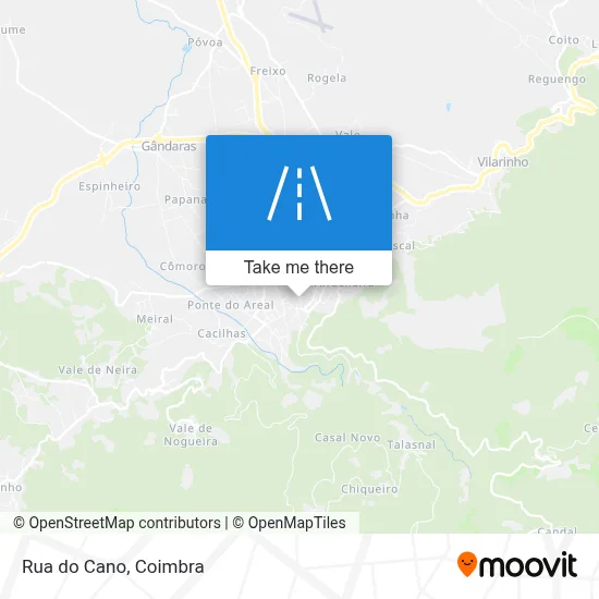 Rua do Cano map