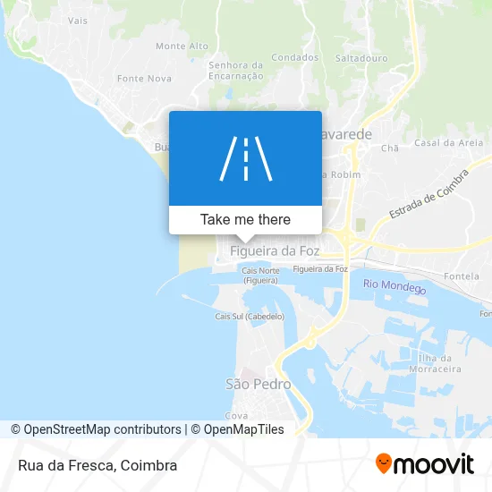 Rua da Fresca map