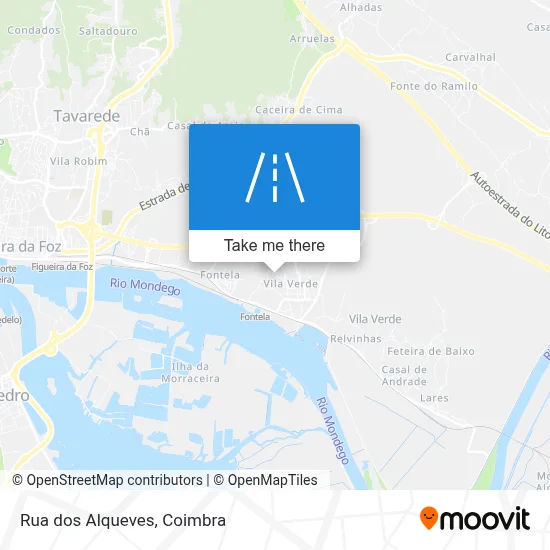 Rua dos Alqueves map
