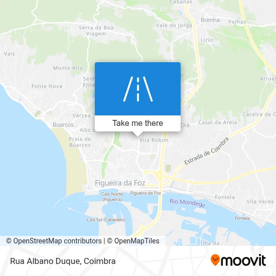 Rua Albano Duque map