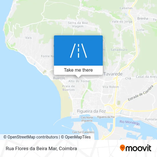 Rua Flores da Beira Mar map