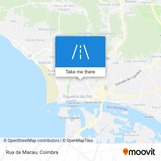 Rua de Macau map