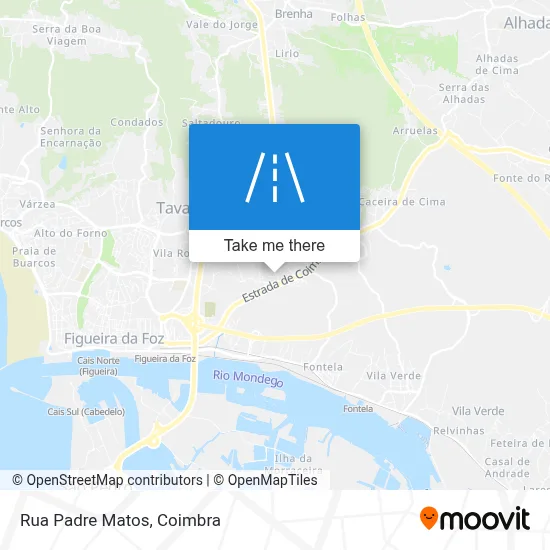Rua Padre Matos map