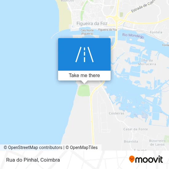 Rua do Pinhal map