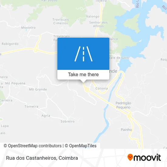 Rua dos Castanheiros map