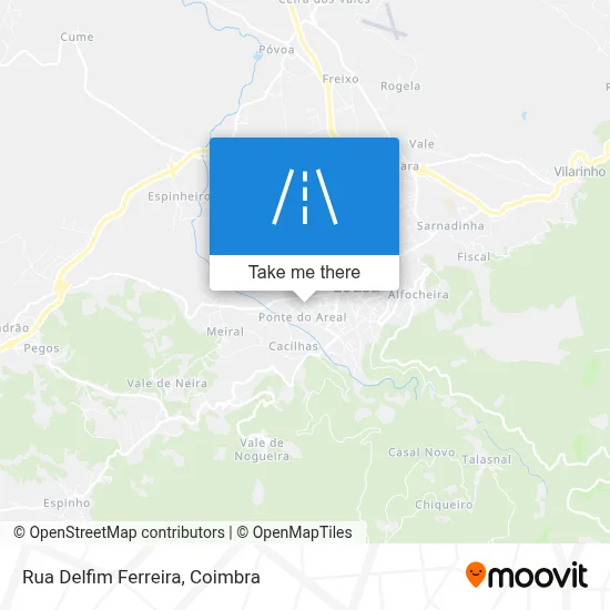 Rua Delfim Ferreira map