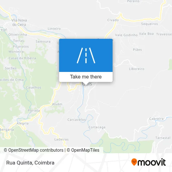 Rua Quinta map