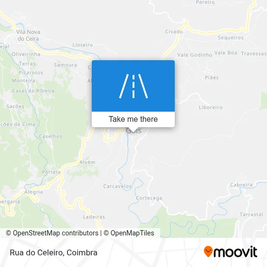 Rua do Celeiro map