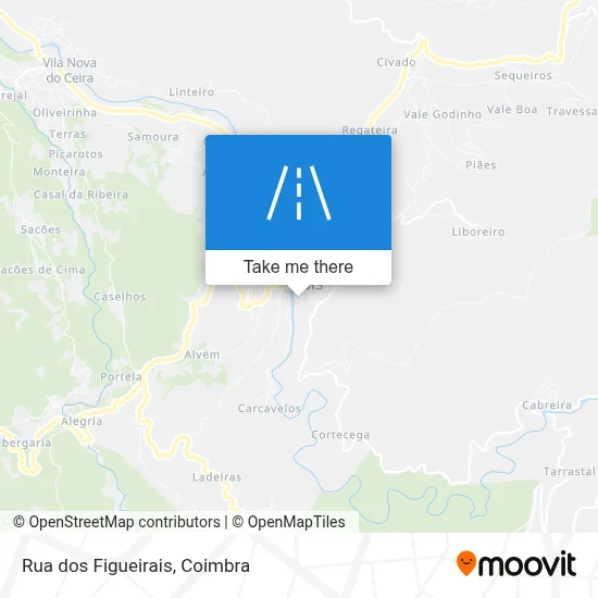 Rua dos Figueirais map