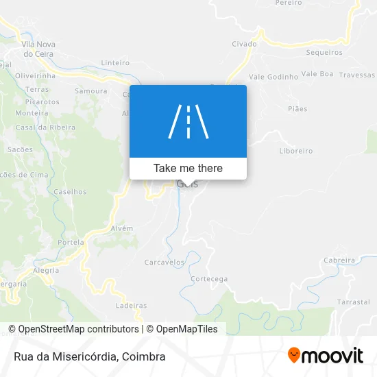 Rua da Misericórdia map