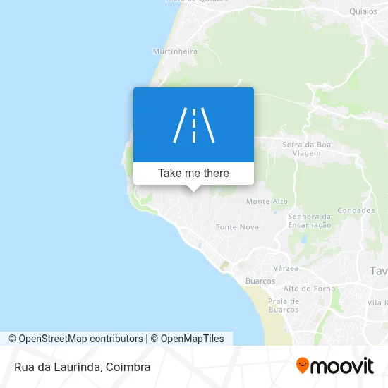 Rua da Laurinda map