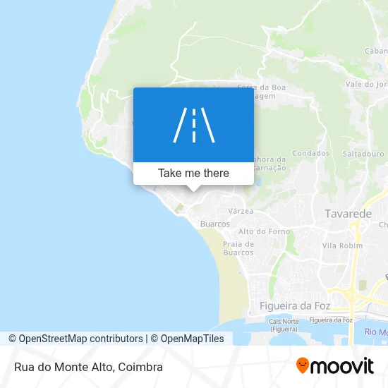 Rua do Monte Alto map