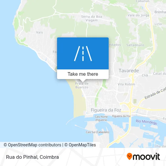 Rua do Pinhal map