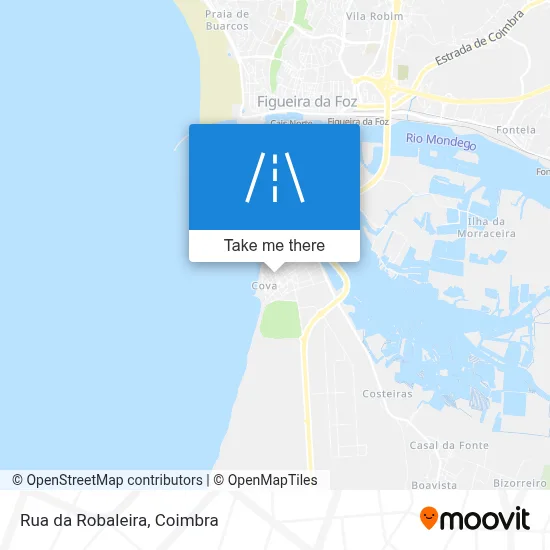Rua da Robaleira map