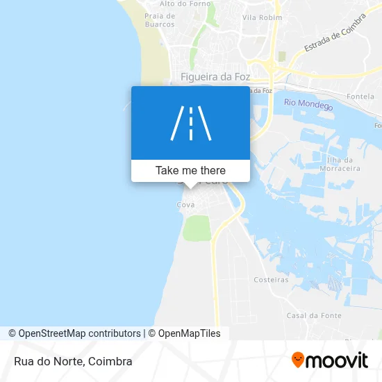 Rua do Norte map