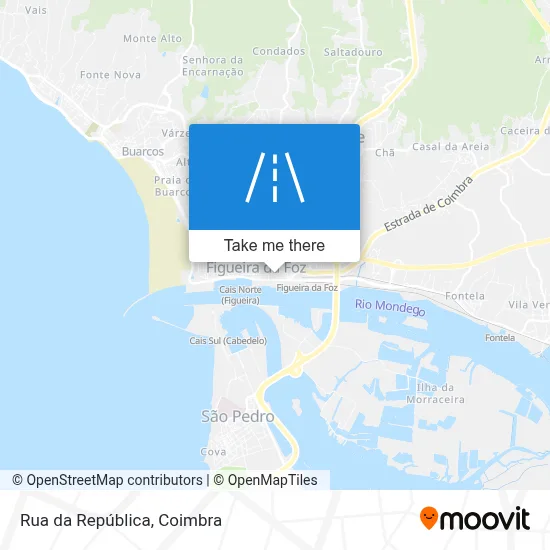 Rua da República map
