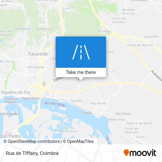 Rua de Tiffany map