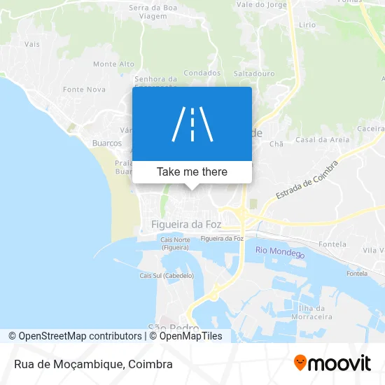 Rua de Moçambique map