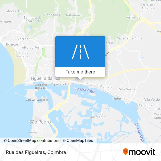 Rua das Figueiras map