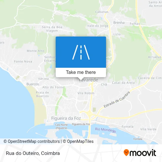 Rua do Outeiro map