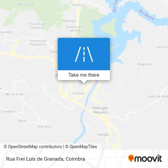Rua Frei Luis de Granada map