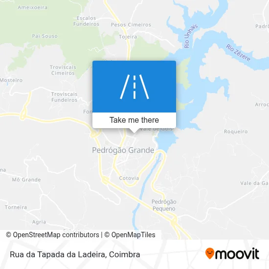 Rua da Tapada da Ladeira map