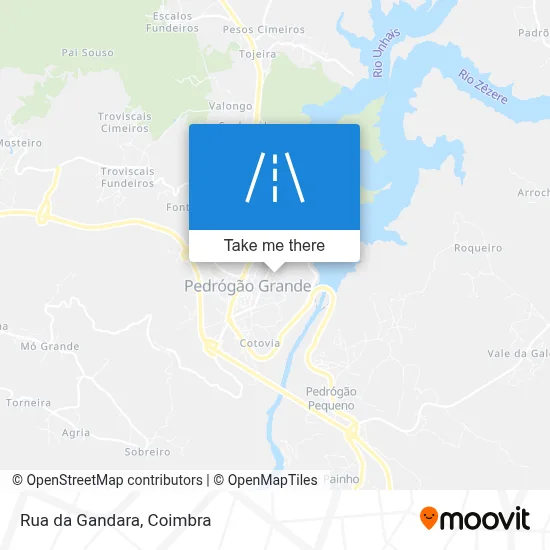 Rua da Gandara map