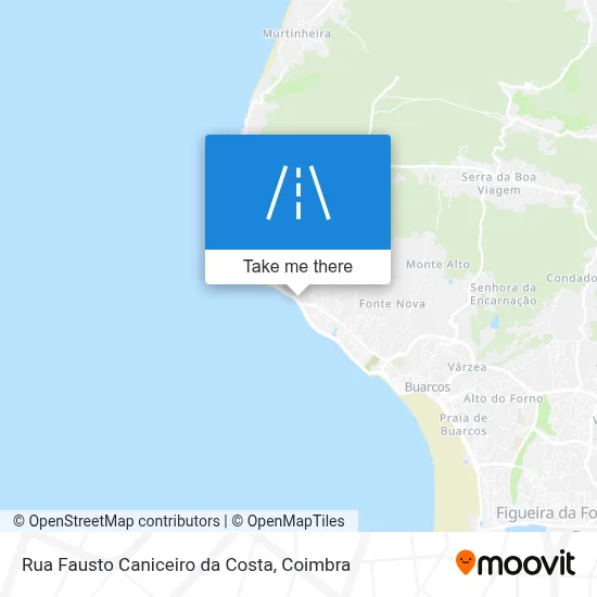 Rua Fausto Caniceiro da Costa map
