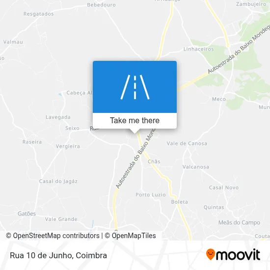 Rua 10 de Junho map
