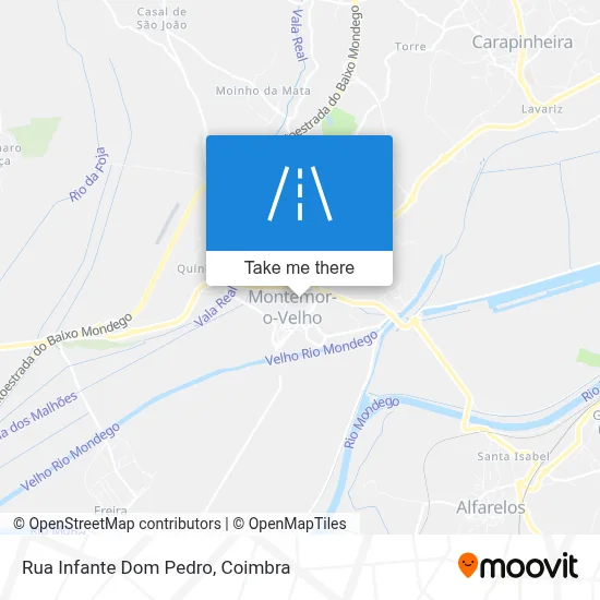 Rua Infante Dom Pedro map