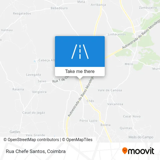Rua Chefe Santos map