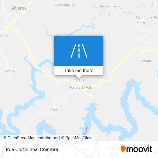Rua Cortelinha map