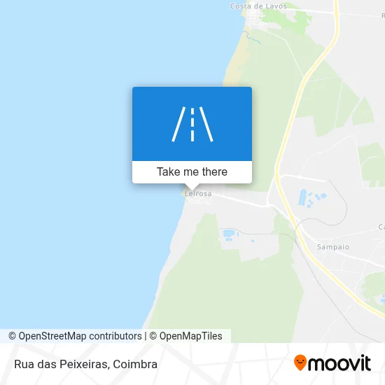 Rua das Peixeiras map