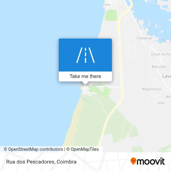 Rua dos Pescadores map