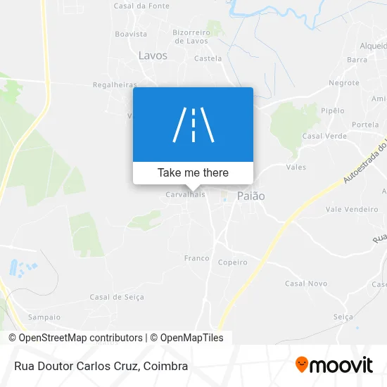 Rua Doutor Carlos Cruz map