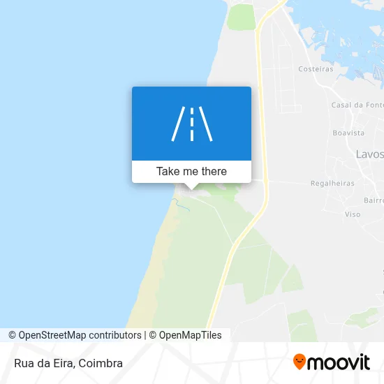 Rua da Eira map