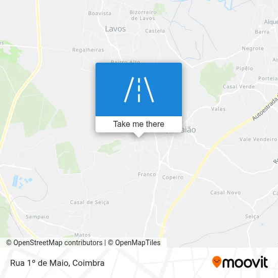 Rua 1º de Maio map