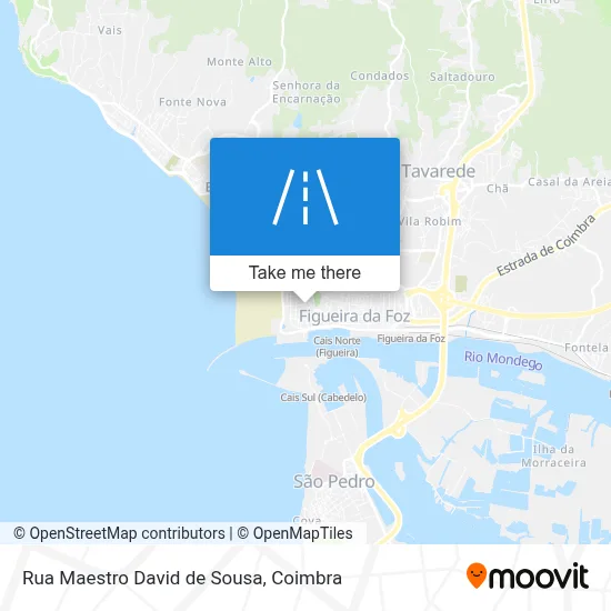 Rua Maestro David de Sousa map