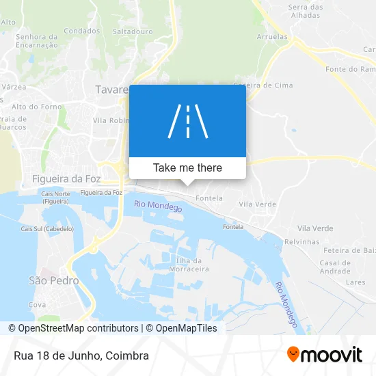 Rua 18 de Junho map