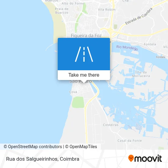 Rua dos Salgueirinhos map