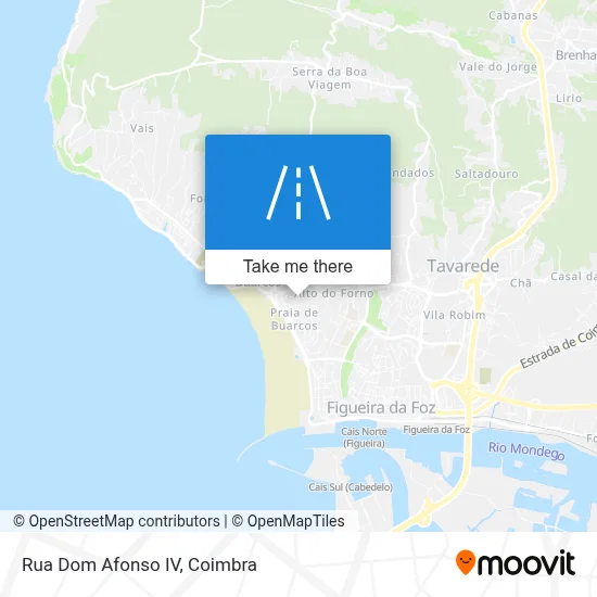 Rua Dom Afonso IV map